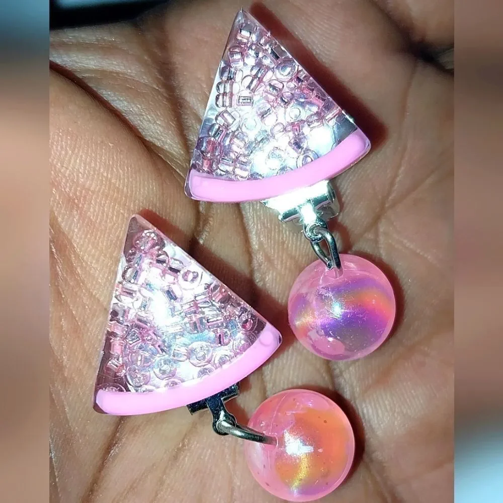 Beautiful fashion clip-on kids earrings - Picture 2 of 7